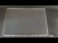 খাদ্য গ্রেড স্টেইনলেস স্টীল Woven Wire Mesh Drying Tray