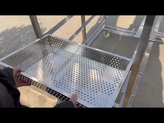 খাদ্যের জন্য স্টেইনলেস স্টীল তারের জাল শুকানোর ট্রে