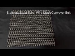 স্টেইনলেস স্টীল ভারসাম্যপূর্ণ তাঁত স্পাইরাল জাল বেল্ট