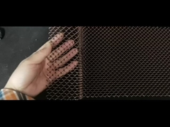 আলংকারিক নমনীয় গোল্ড অ্যালুমিনিয়াম রোলড ওয়্যার ফ্যাব্রিক হ্যাং মেটাল চেইন লিঙ্ক জাল সিলিং পর্দা F