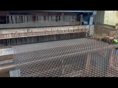 স্টেইনলেস স্টীল 304 316 ক্রাইমযুক্ত বোনা তারের জাল