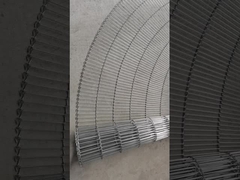 স্টেইনলেস স্টীল সিঁড়ি তারের জাল চকলেট enrober conveyor বেল্ট