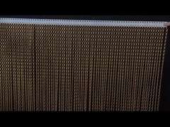 অ্যালুমিনিয়াম রঙিন ডাবল হুক চেইন লিঙ্ক জাল পর্দা