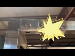 4 ইঞ্চি চাকা স্টেইনলেস স্টীল র্যাক ট্রলি 300 কেজি শুকানোর জন্য রুম