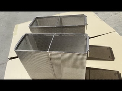 ডাবল লেয়ার স্টেইনলেস স্টীল তারের জাল ফিল্টার বাস্কেট