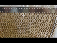 অ্যালুমিনিয়াম রঙিন ডাবল হুক চেইন লিঙ্ক জাল পর্দা