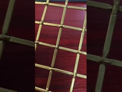 উচ্চ-শেষ কাস্টম তামা এবং স্টেইনলেস স্টীল বোনা তারের জাল এবং ধাতু জাল হোম মন্ত্রিসভা জন্য ব্যবহৃত হয়