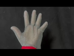 নাইলন স্ট্র্যাপ স্টেইনলেস স্টিল ওয়েল্ডেড রিং জাল গ্লাভস