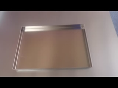 খাদ্য গ্রেড 1.0 মিমি বেধ 60x40x4 সেমি স্টেইনলেস স্টীল 304 শীট বেকিং ট্রে