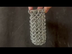 স্টেইনলেস স্টীল চেইনমেইল রিং জাল ব্যাগ