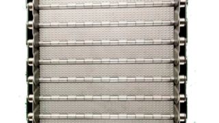 সিএনসি মেশিনের জন্য মেটাল হাই কার্বন স্টিল হিংড স্ক্র্যাপ চিপ চেইন প্লেট স্ল্যাট মেশ কনভেয়ার বেল্ট