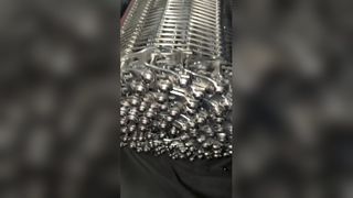 নমনীয় মেটাল স্টেইনলেস স্টীল সর্পিল মেশিন মেশ রুটি কুলিং টানেল সার্কেল কুলিং কনভেয়ার বেল্ট