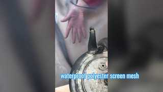 জলরোধী 65 মাইক্রোন কালো রঙের পলিয়েস্টার স্ক্রীন মেশ