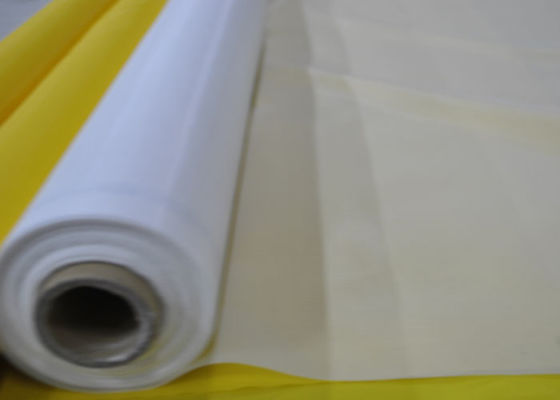 144 ইঞ্চি 180 টি পলিয়েস্টার জাল স্ক্রিন ফ্যাব্রিক রোলস শিল্পের জন্য 28 মাইক্রন