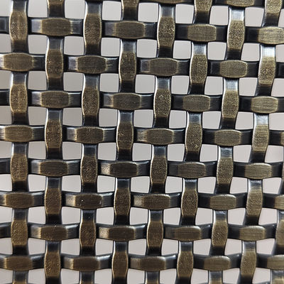 304 316 স্টেইনলেস স্টীল আর্কিটেকচারাল Woven Mesh for Decoration Building Facades Ceiling