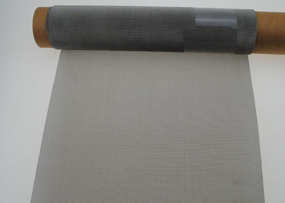 30 মি / রোল প্লেইন স্টেইনলেস স্টিল বোনা তারের জাল প্যানেল স্ক্রিন প্রিন্টিংয়ের জন্য